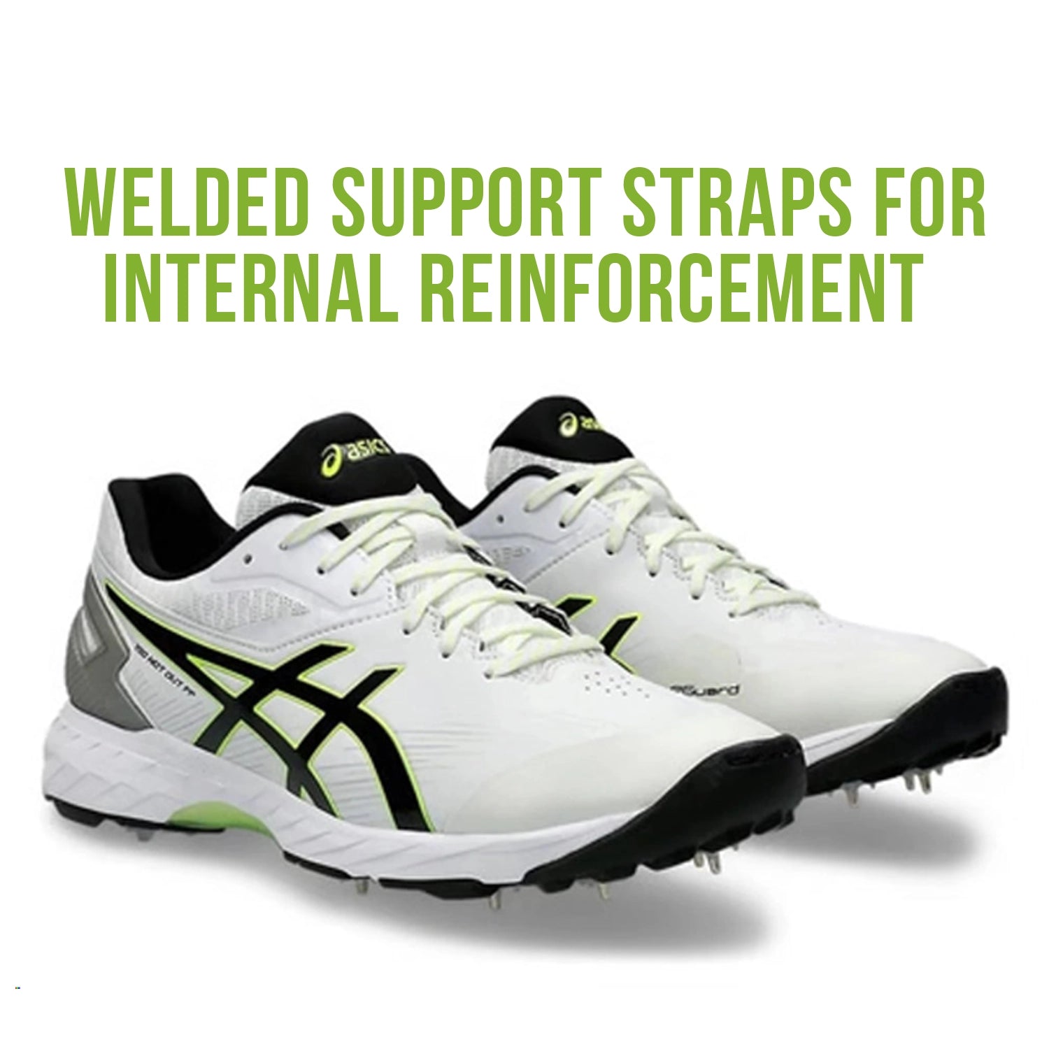 Asics 350 Not Out FF Cricket Shoes - (White/Black) - 1111A092.106