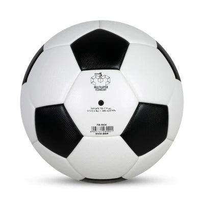 Nivia Black and White Footballs - Size 5 - InstaSport