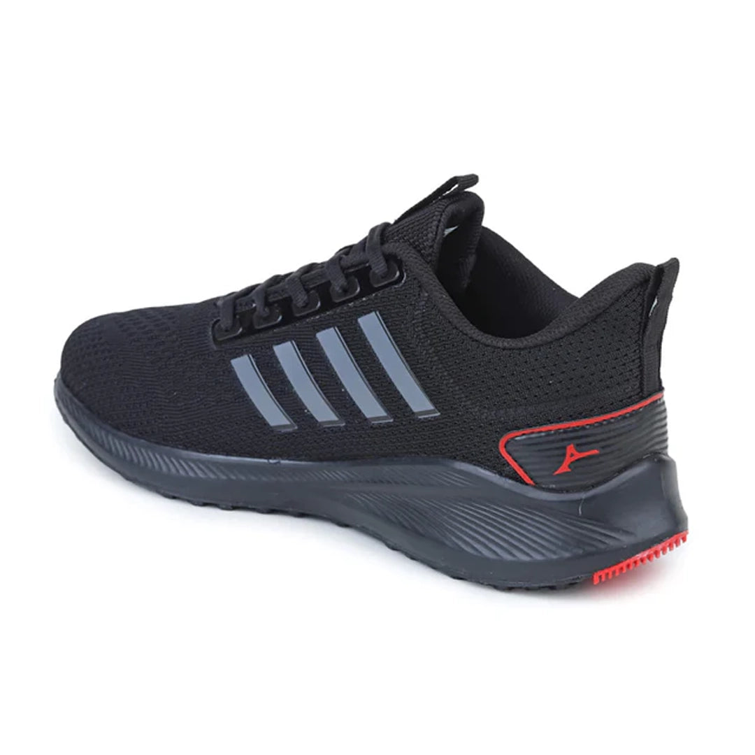 ABROS Racer Men's Sports Shoes - Black/Red