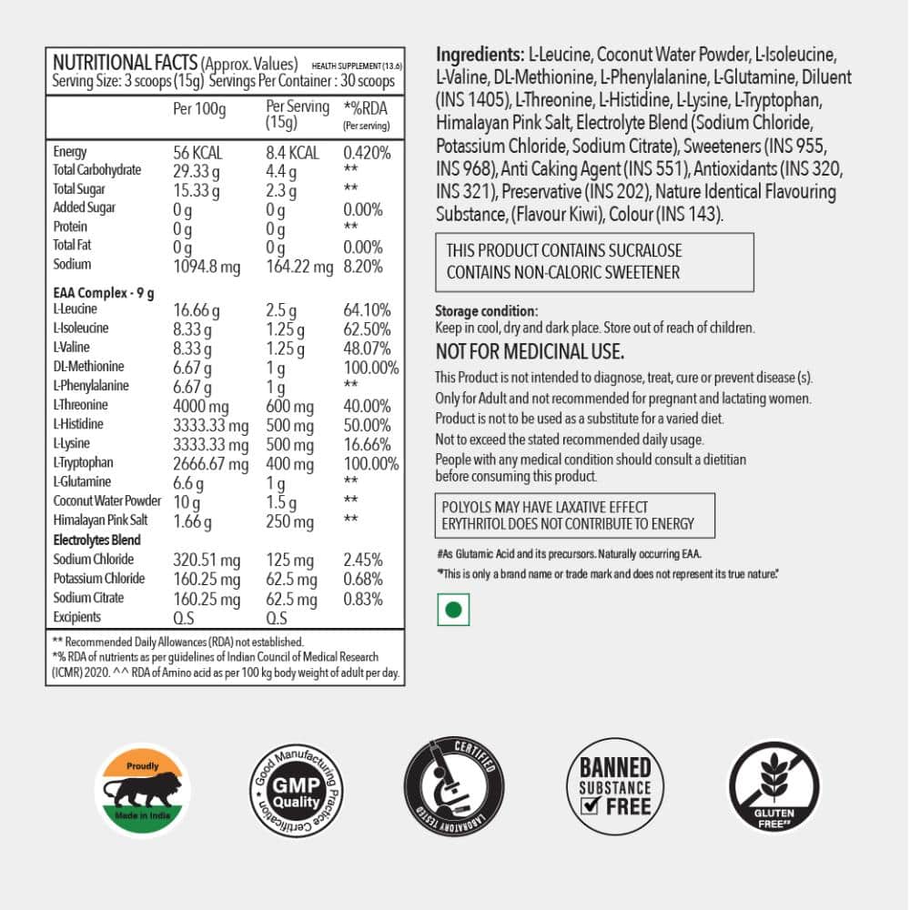 Build Prowl EAA Rapid 9 - Kiwi- 450 gm ( 0.99 lb) - InstaSport