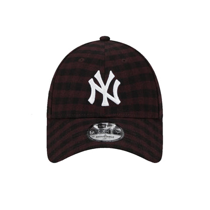 New Era New York Yankees Flannel Adjustable Cap - Brown