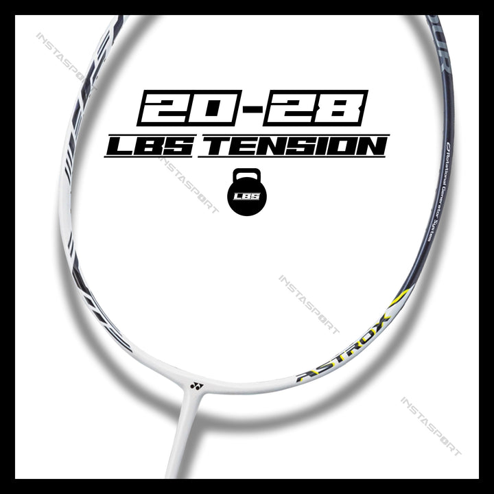 YONEX Astrox 99 Tour Badminton Racket (White Tiger)