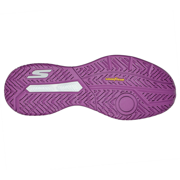 Skechers Viper Court- Pickleball Shoes (Gray/ Purple) - InstaSport