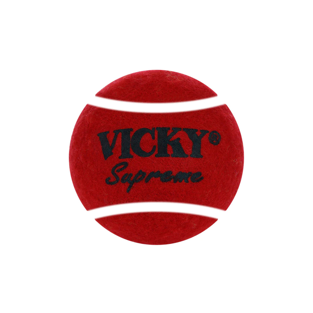 Vicky Supreme Heavy Tennis Balls - Maroon (Pack of 9) - InstaSport