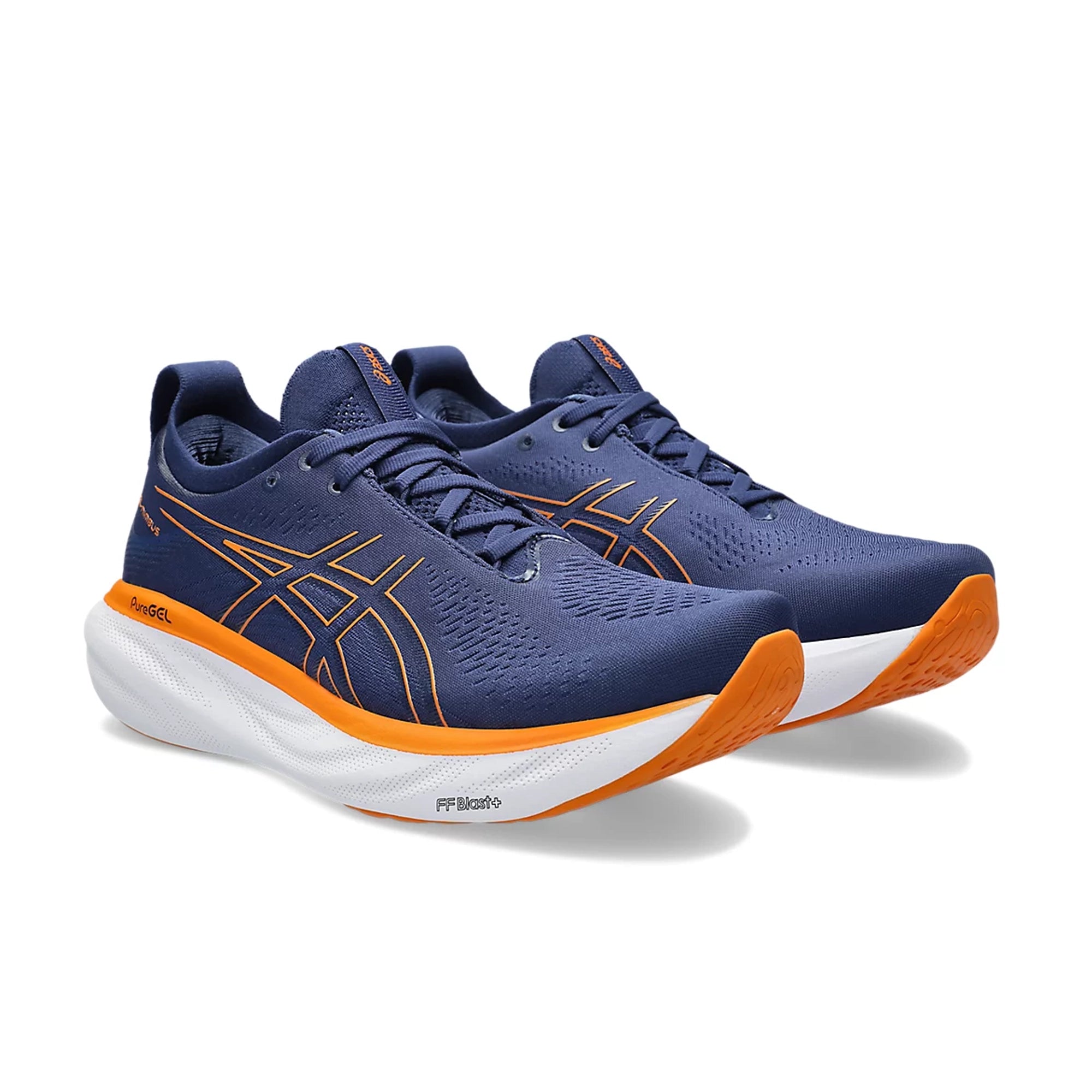 ASICS GEL-NIMBUS 25 DEEP OCEAN/BRIGHT ORANGE - 1011B547.403