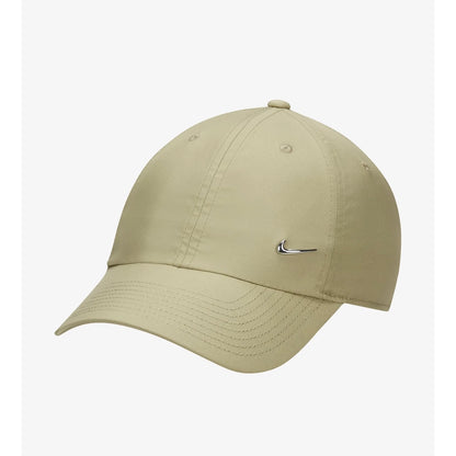 Nike Dri-Fit Club Unstructured Metal Swoosh Cap - Neutral Olive/Metallic Silver