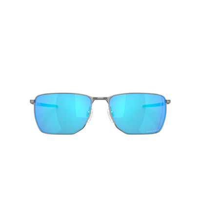 Oakley Ejector Satin Chrome Prizm Sapphire Sunglass - InstaSport