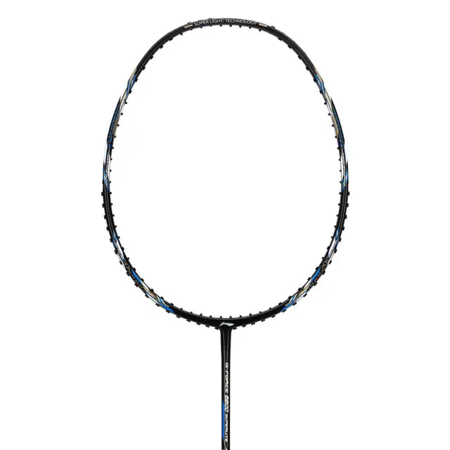 Li-Ning GForce 5800 Superlite Badminton Racket - Black/ Charcoal/ Blue