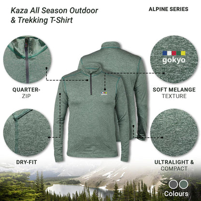 Gokyo Kaza Alpine Series All Season Outdoor & Trekking T-Shirt - InstaSport