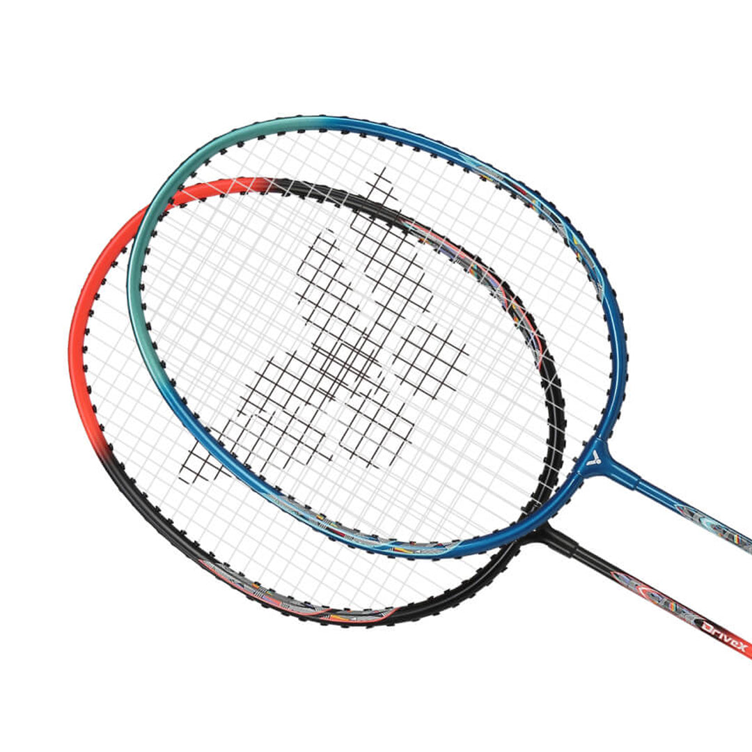 Victor DX-5110AL RD Strung Badminton Racket (Set of 2)