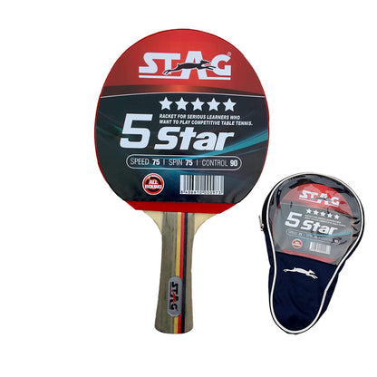 Stag 5 Star Table Tennis Racquet - InstaSport