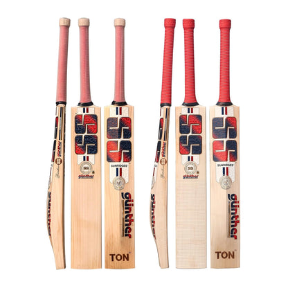 SS Gunther English Willow Cricket Bat (Set of 2) - SH