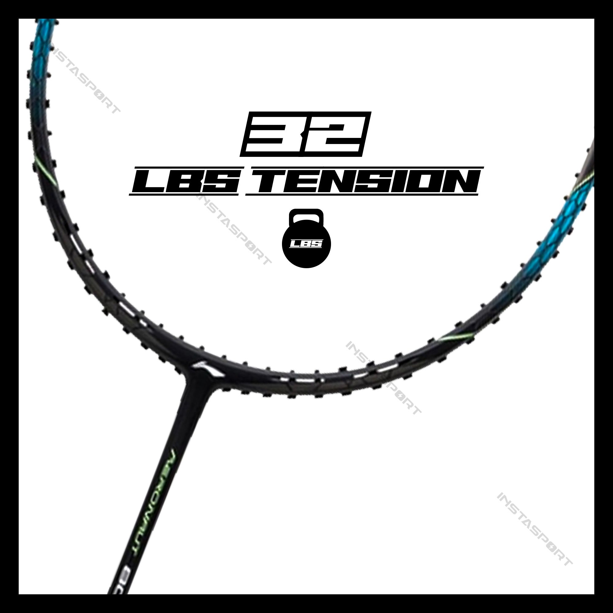 Li-Ning Aeronaut 8000 Combat Badminton Racket - InstaSport