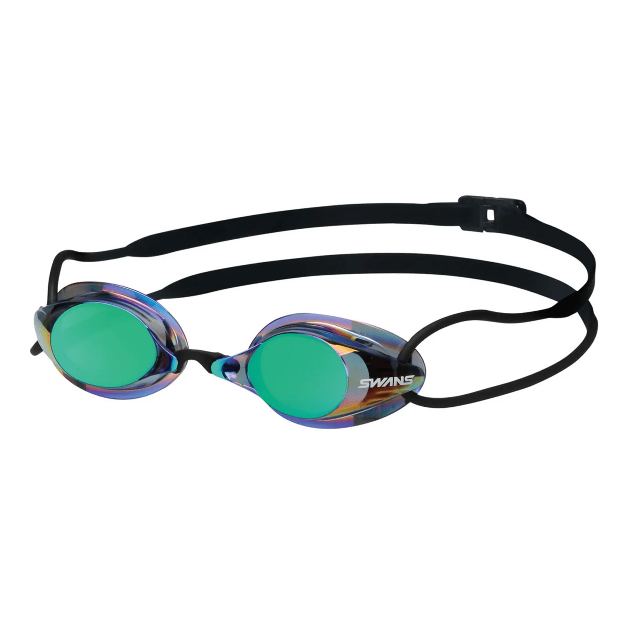 Swans SR-7M Smoke X Emerald Mirror Swimming Goggle - Emerald smoke