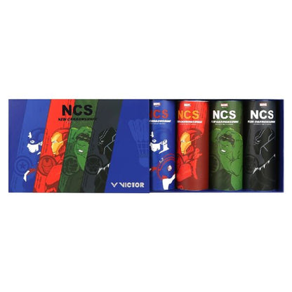 Victor AVENGERS NCS CS-77 Synthetic Shuttlecock (Box of 4 Tubes)