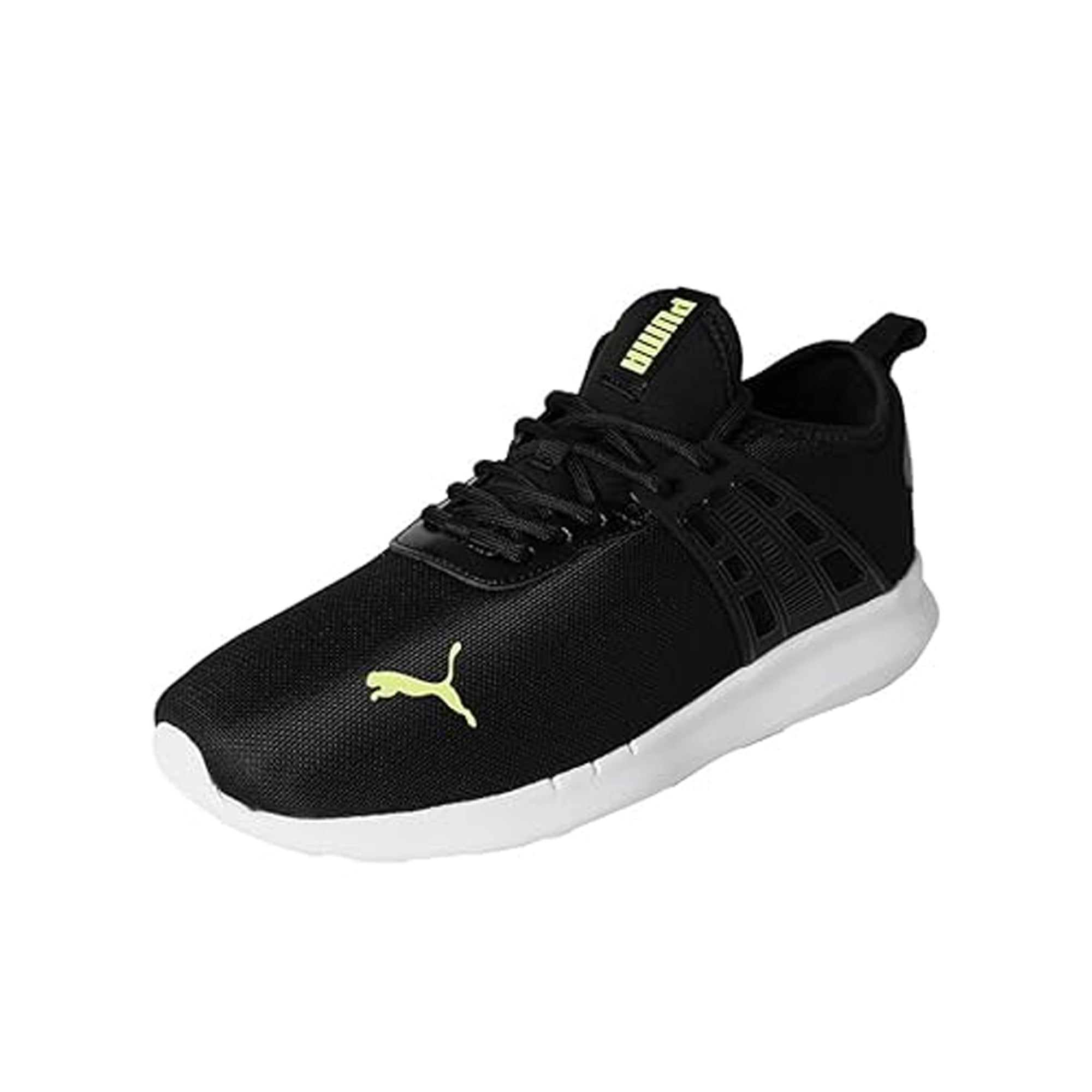 Puma Sprinter Men's Sneakers (Black-White-Yellow Burst) 39810501