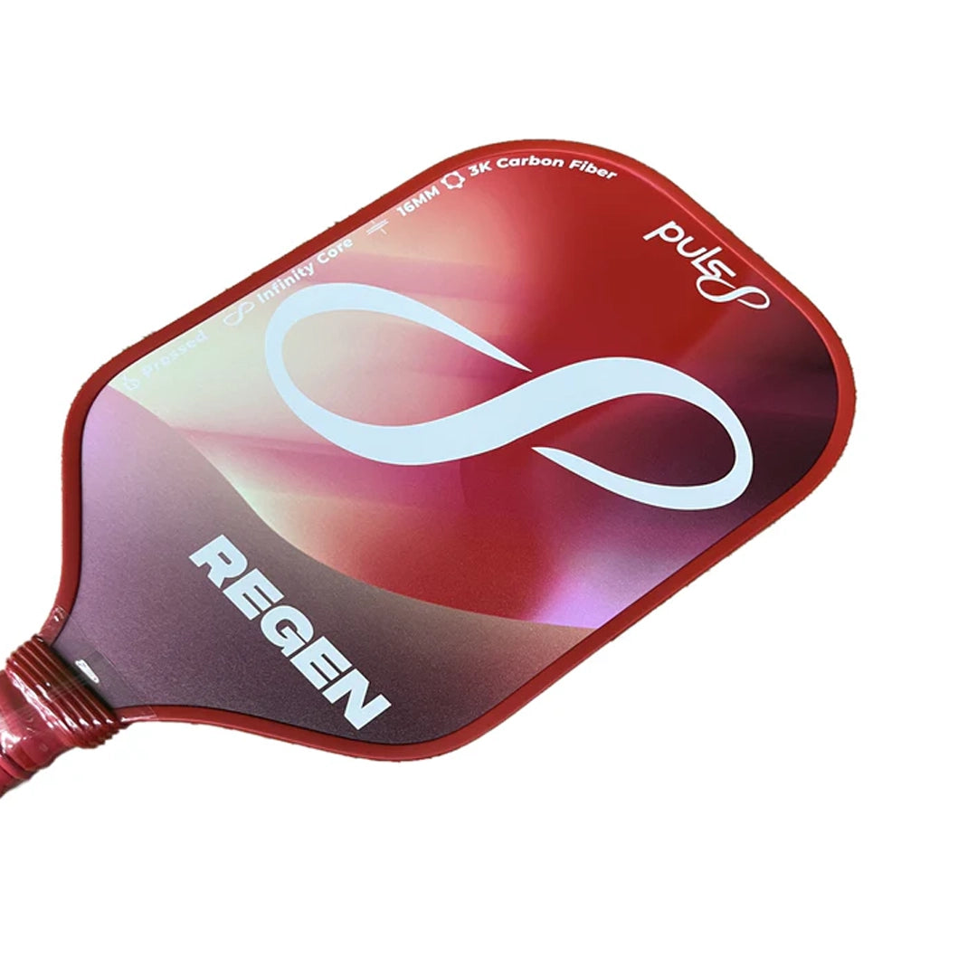 Puls8 Regen 3K Carbon Pickleball Paddle 16mm (2 Paddles + 2 Cover Bag + 4 Balls)