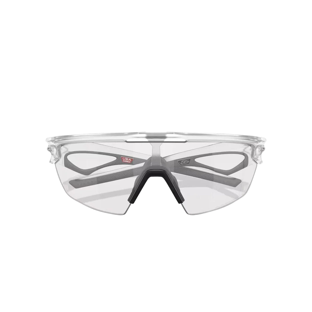 Oakley Sphaera Matte Clear Clear Photochromic Sunglass