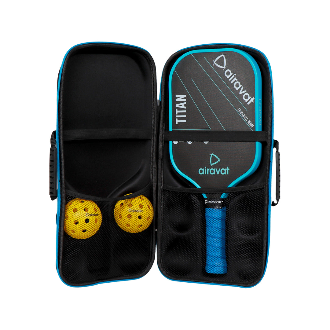 Airavat Titan Pickleball Paddle Set (1 Paddles + 2 Balls + 1 Bag/Assorted Colour)