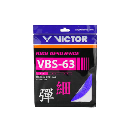 Victor VBS-63 High Resilience Badminton Racket String
