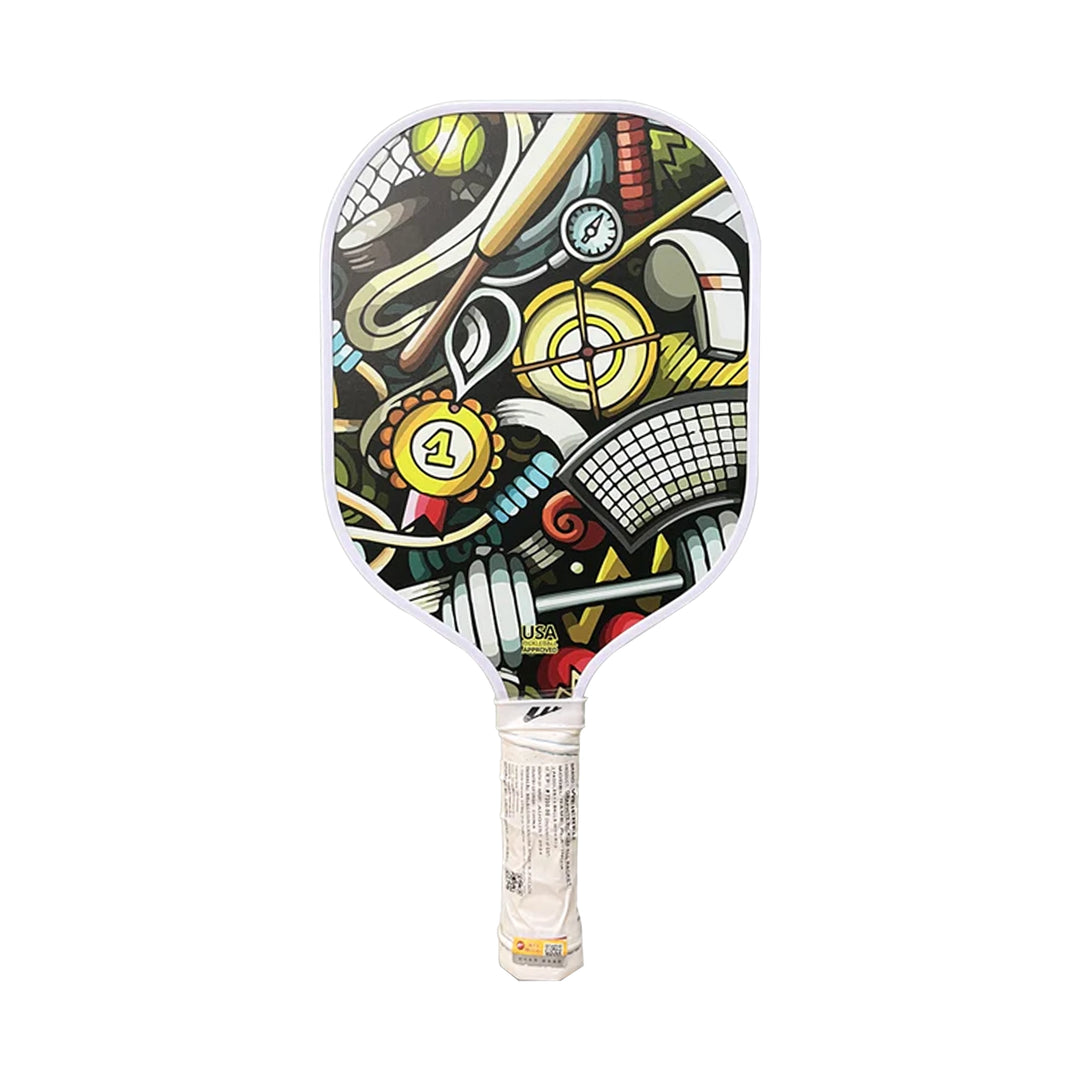 Weierfu Graphite Face Platinum Pickleball Paddle Set - Graphic Classic