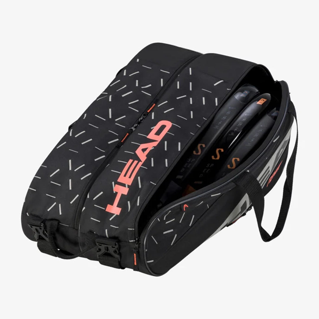 Head Team Tennis Padel Kitbag- Black/Ceramic