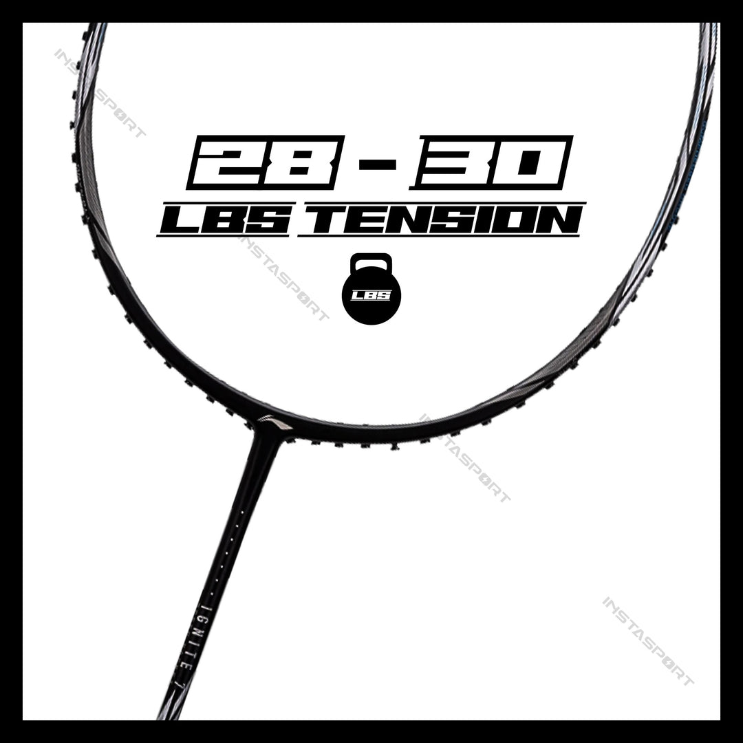 Li-Ning Ignite 7 Badminton Racket (Black/Silver) - InstaSport