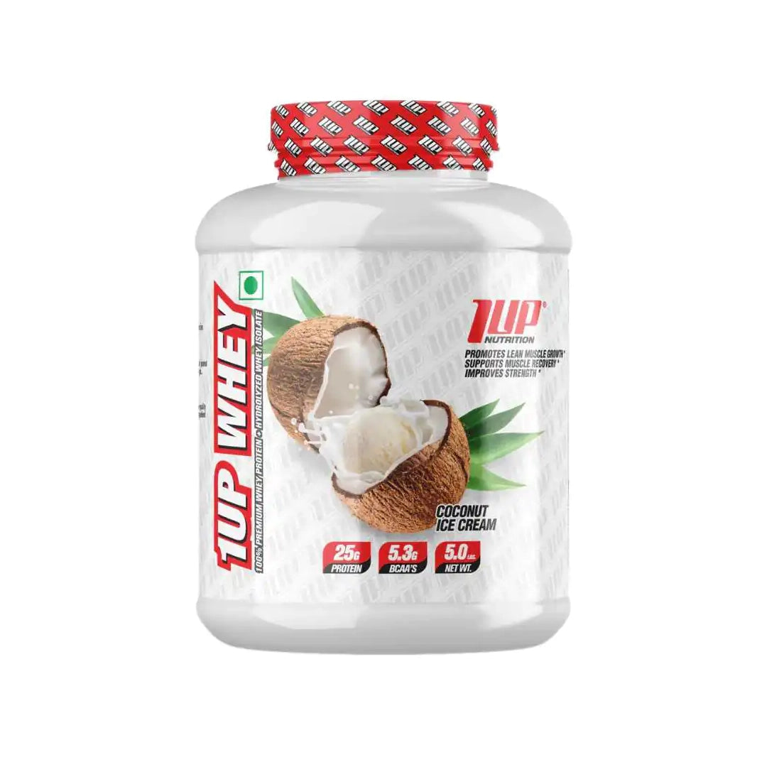 1UP Whey Protein 5lbs (Coconut Ice Cream)