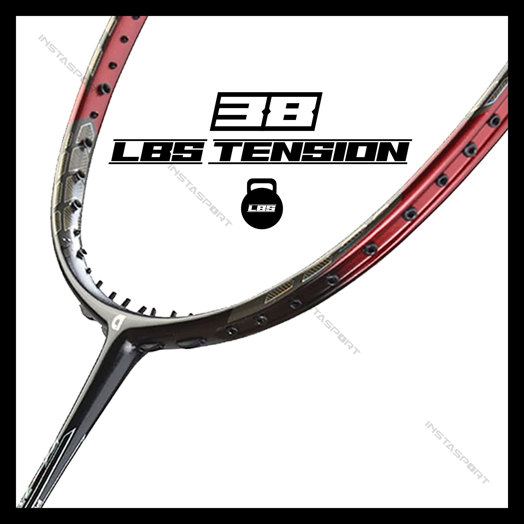 Apacs Z Ziggler Lite Badminton Racket (Red/Black) - InstaSport