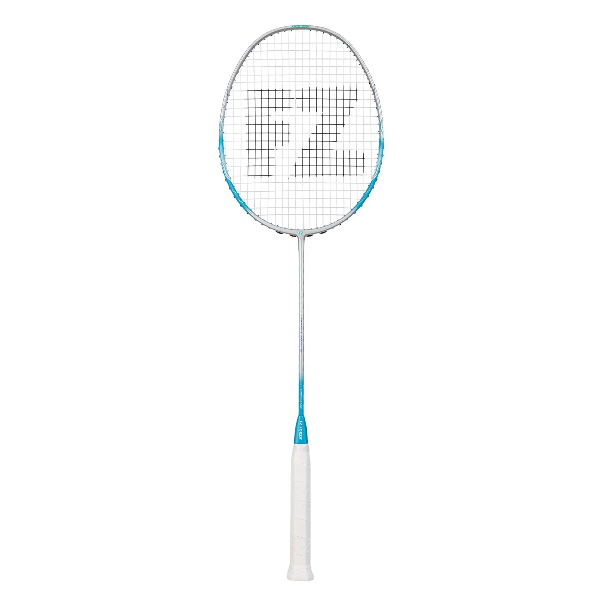 Fz Forza Pure Light 9 Unstrung Badminton Racket - Silver/Light Blue