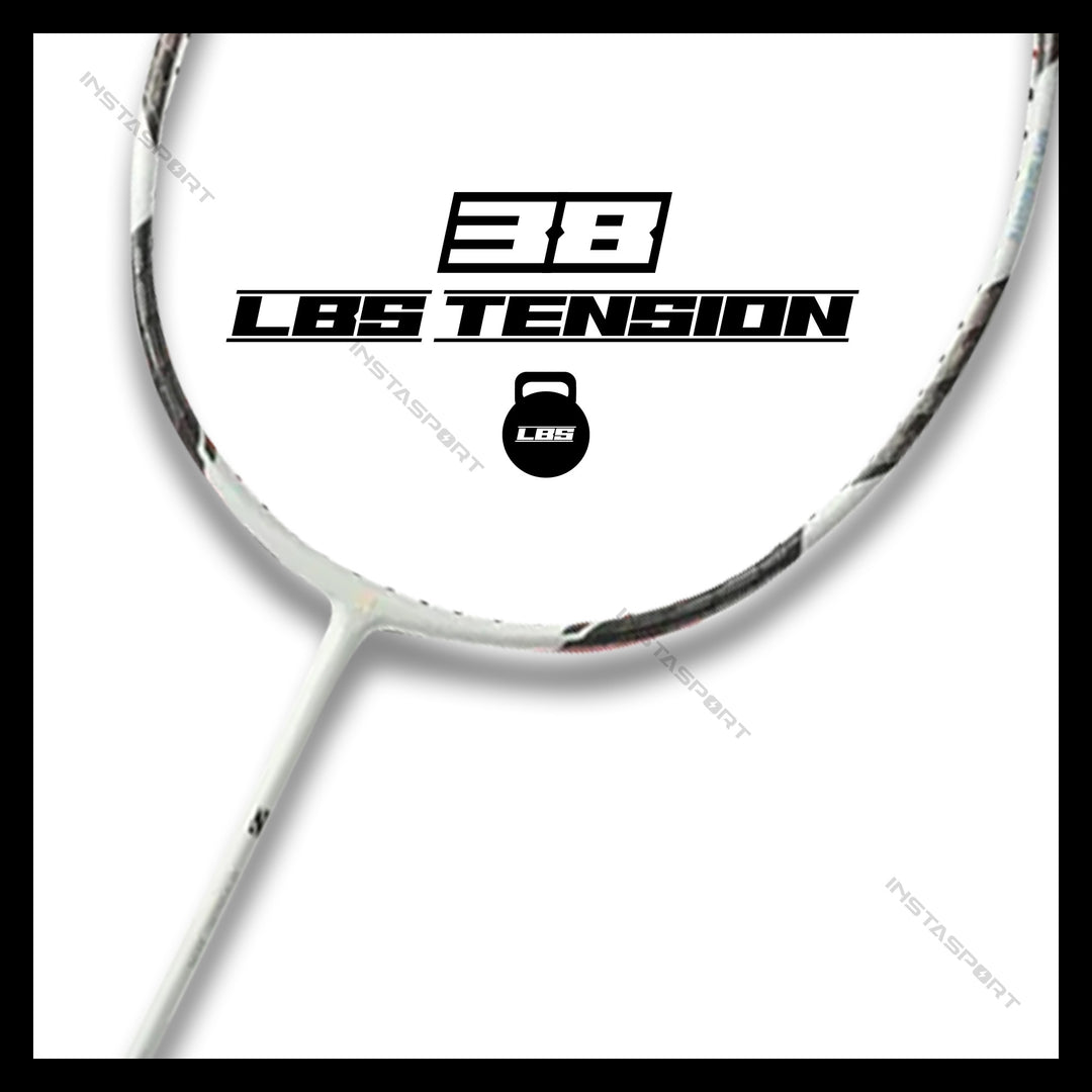 Apacs Z Ziggler Lite Badminton Racket (White) - InstaSport