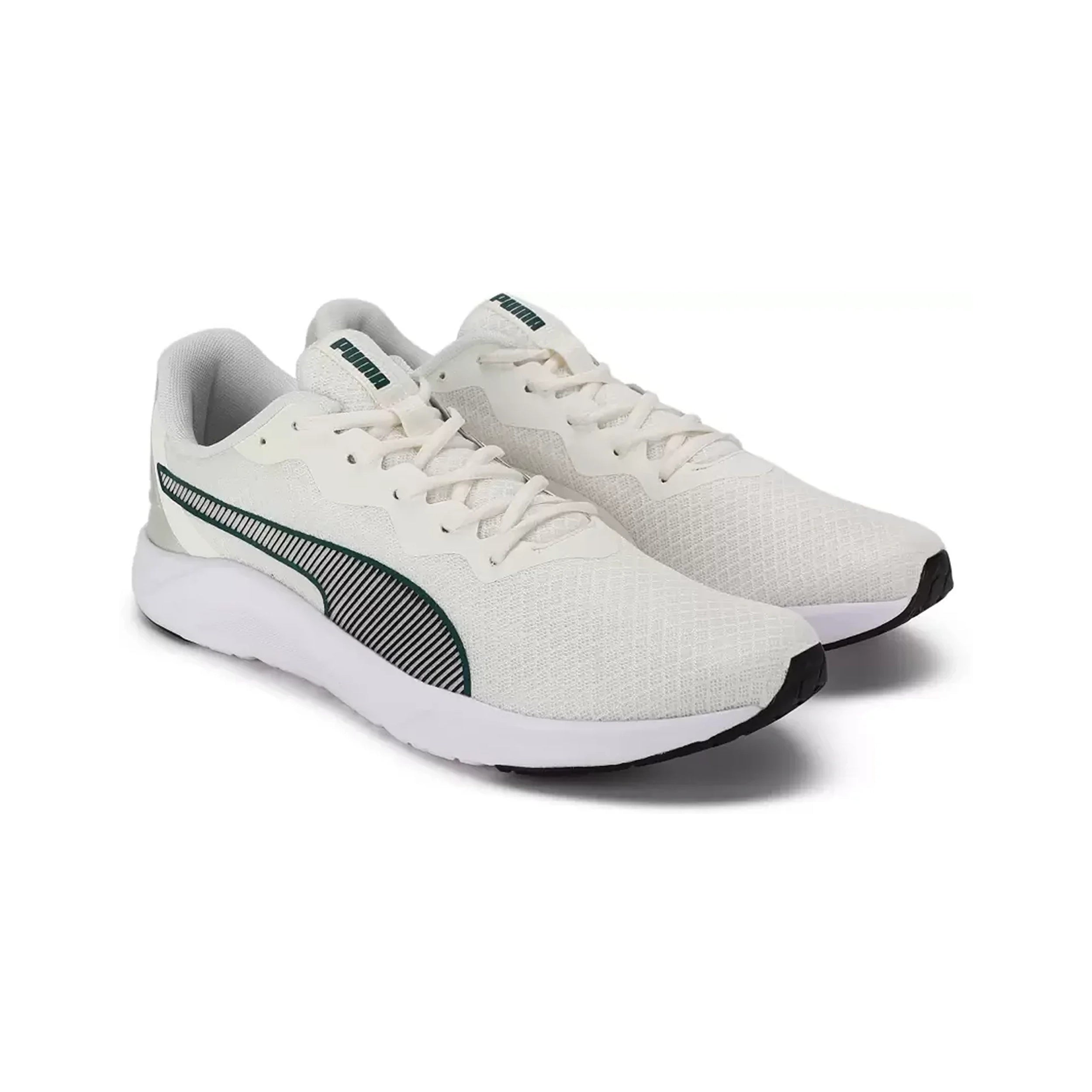 Puma Diffuse Men's Running Shoe (Warm White-Malachite-Black) 31075502