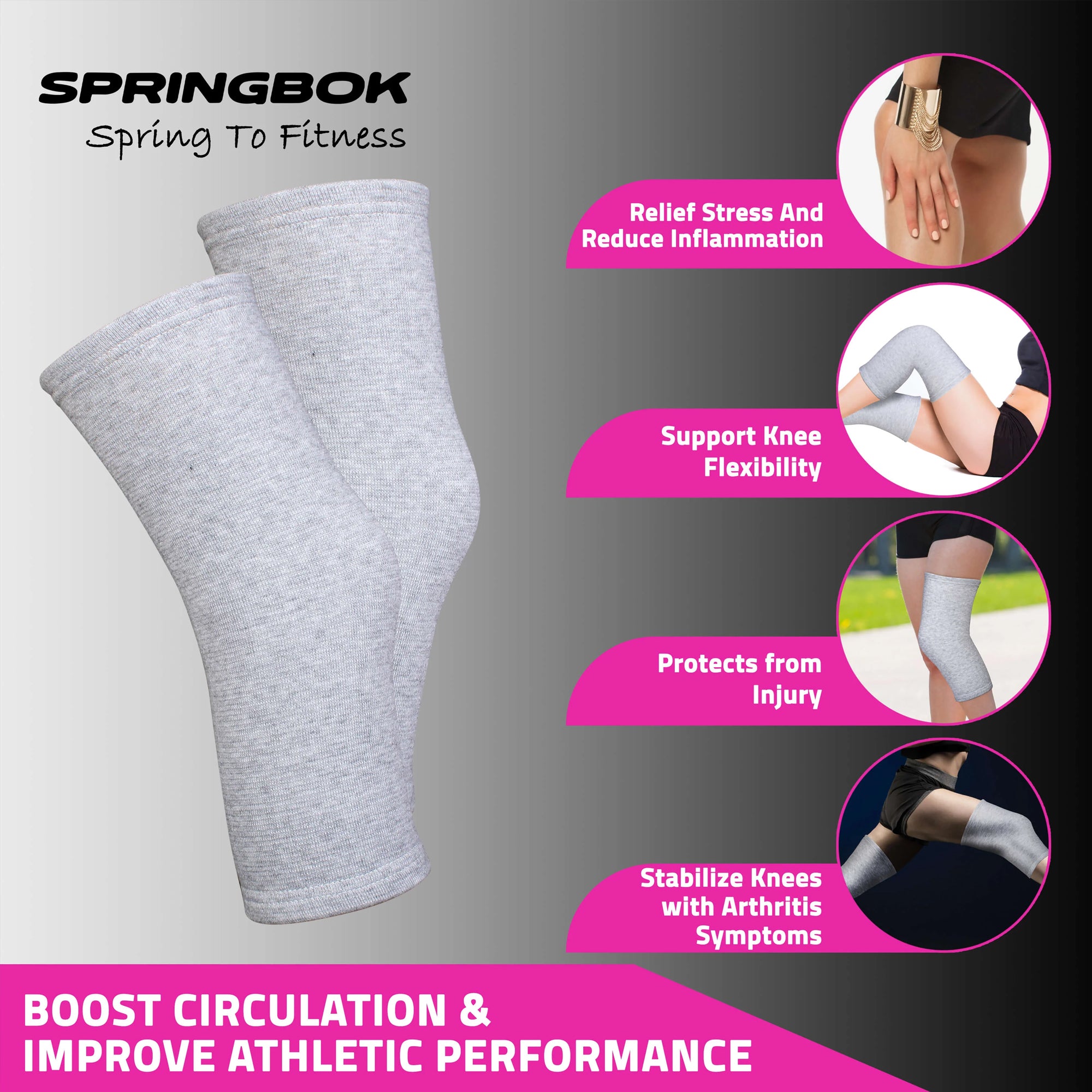 Springbok COMPRESSION KNEE SLEEVE BRACE - InstaSport