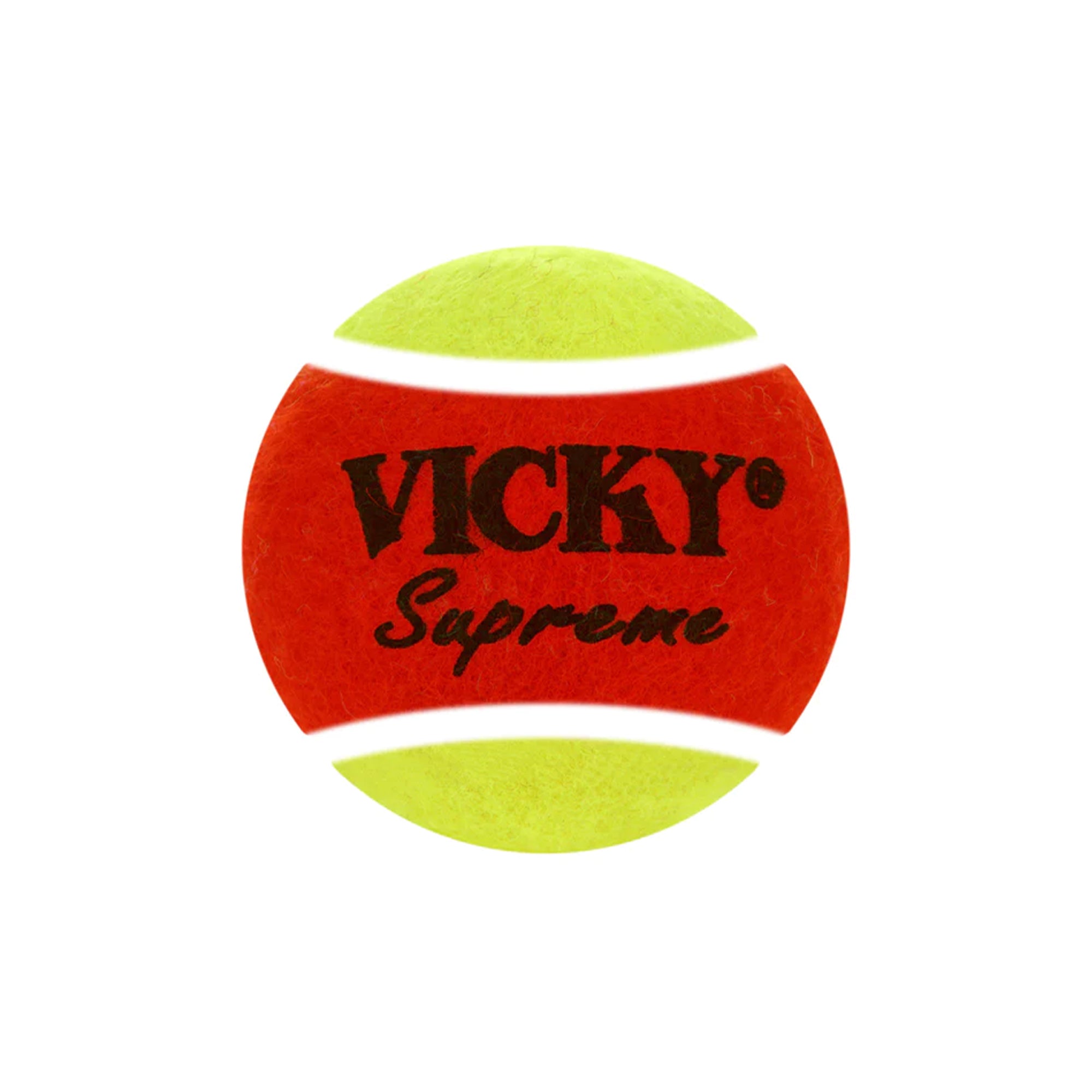 Vicky Supreme Light Tennis Balls - Double Colour (Pack of 6) - InstaSport