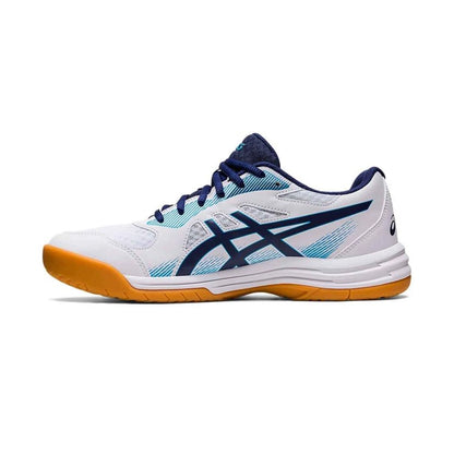 ASICS Upcourt 5 Men's Badminton Shoes White / Indigo Blue