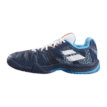 Babolat Movea Men Padel Shoes- Grey/ Scuba Blue