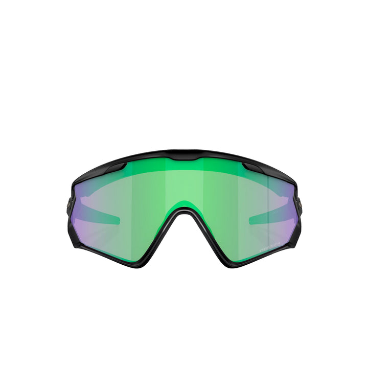 Oakley Wind Jacket Matte Black Prizm Road Jade Sunglass