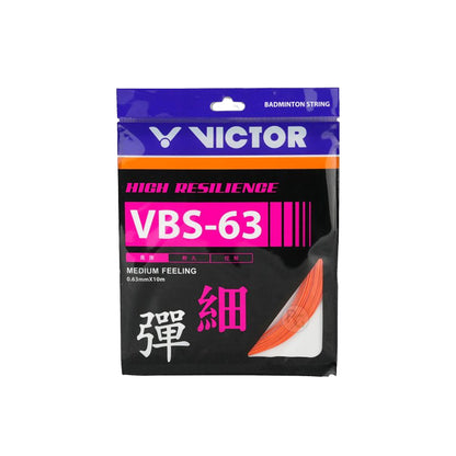 Victor VBS-63 High Resilience Badminton Racket String