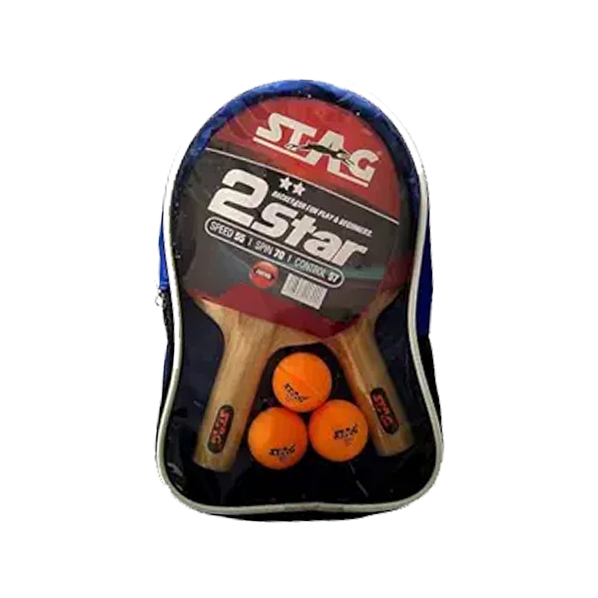 Stag 2 Star Play Set Table Tennis Bat