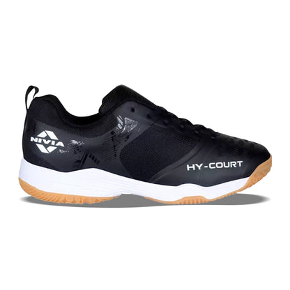 Nivia Hy-Court 2.1 Badminton Shoes - Black