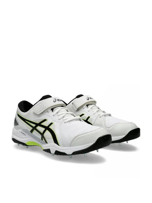 Asics Speed Menace FF Cricket Shoes (White/Black) - InstaSport