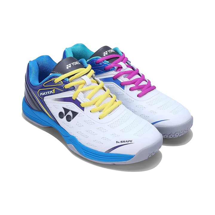 YONEX Akita Badminton Shoes (White/Midnight Obsidiant)