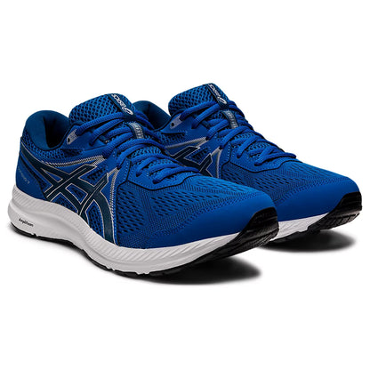 ASICS GEL-CONTEND 7 (M) - LAKE DRIVE/MAKO BLUE RUNNING SHOES - InstaSport