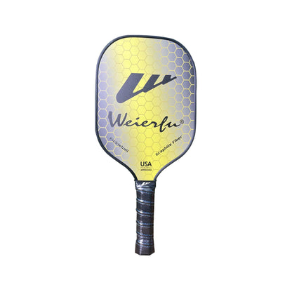 Weierfu Graphite Phase Silver Pickleball Paddle Set - Yellow