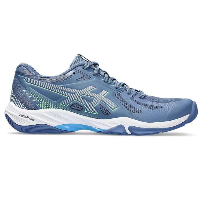 Asics Blade FF (Denim Blue/ Lime Burst) Badminton Shoes