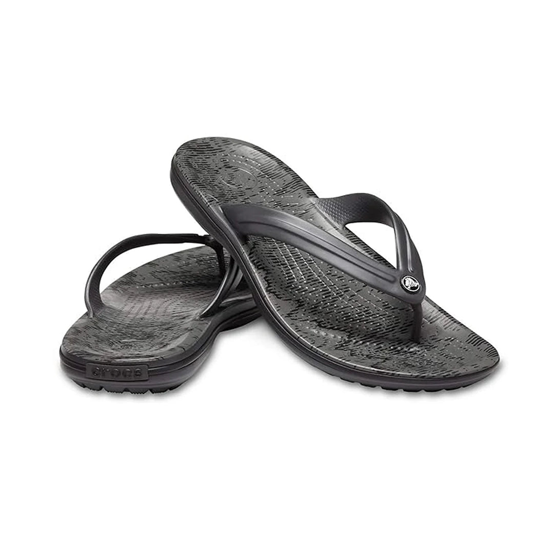 Crocs Men Adult Crocband Flip Graphite/Black Flop