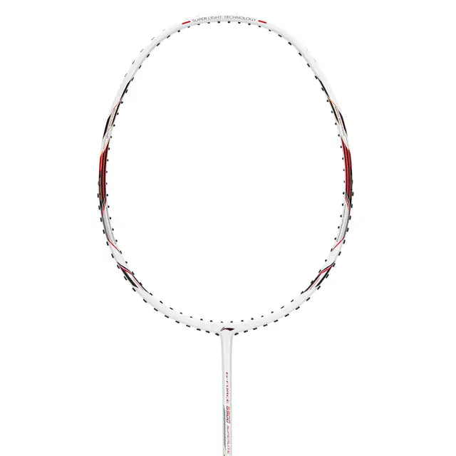 Li-Ning GForce 5900 Superlite Badminton Racket - White/Red/Black - InstaSport