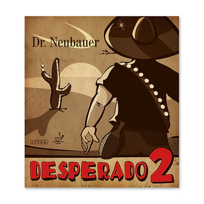 Dr. Neubauer Desperado 2 OX Table Tennis Racquet Rubber - Black