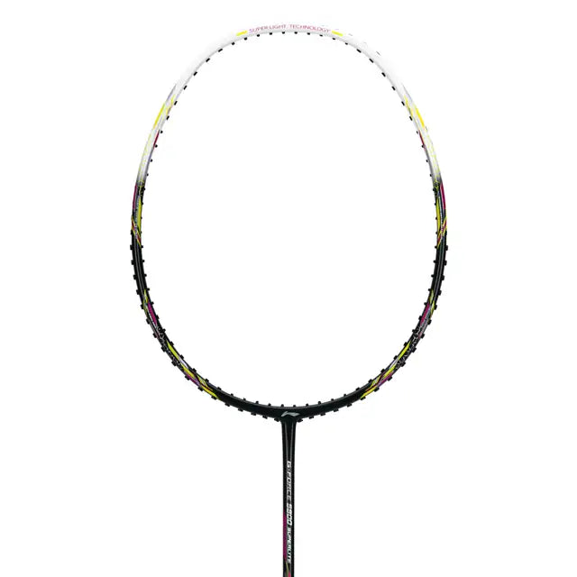 Li-Ning GForce 5800 Superlite Badminton Racket - Charcoal Olive/ White/ Lime