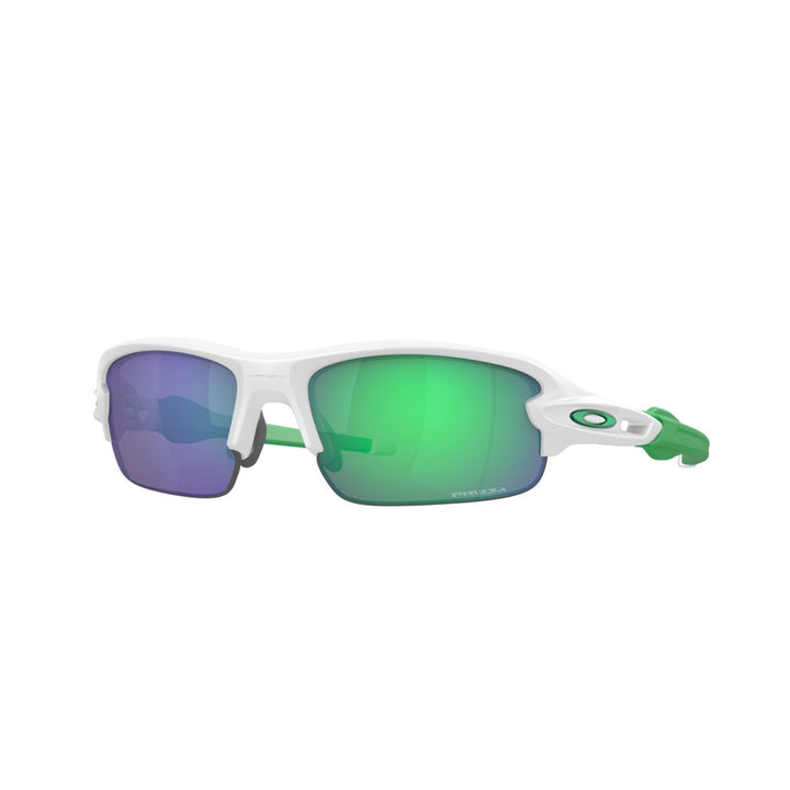 Oakley Flak XXS matte white prism jade Sunglasses